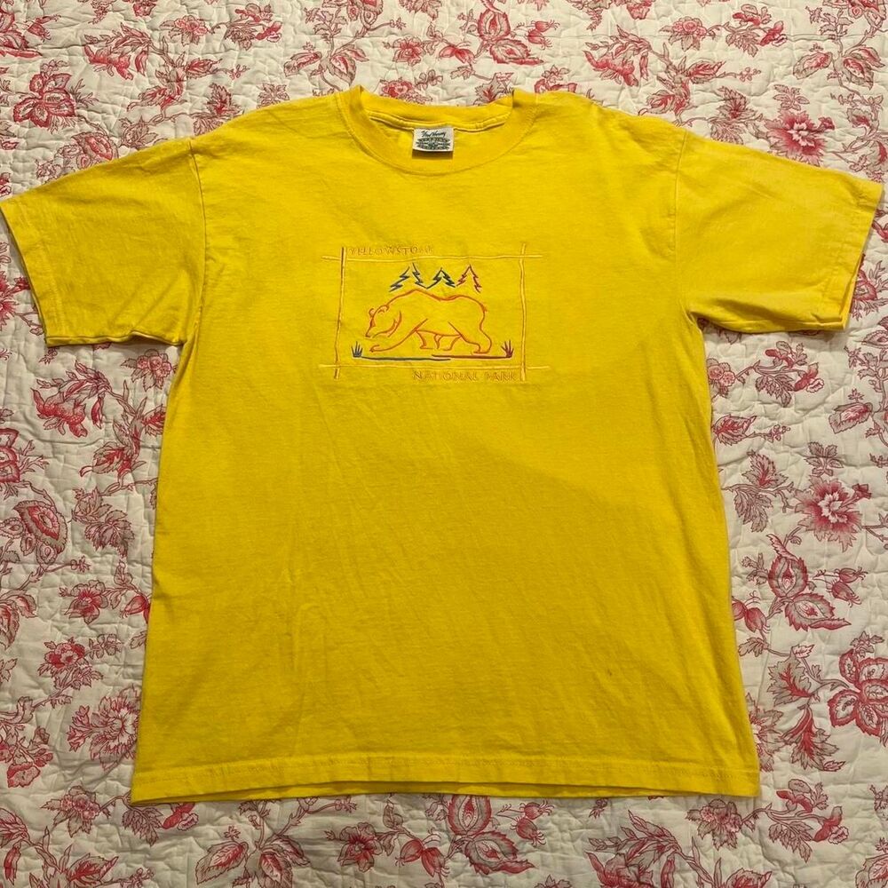Fred-perry Men's Yellow T-shirt